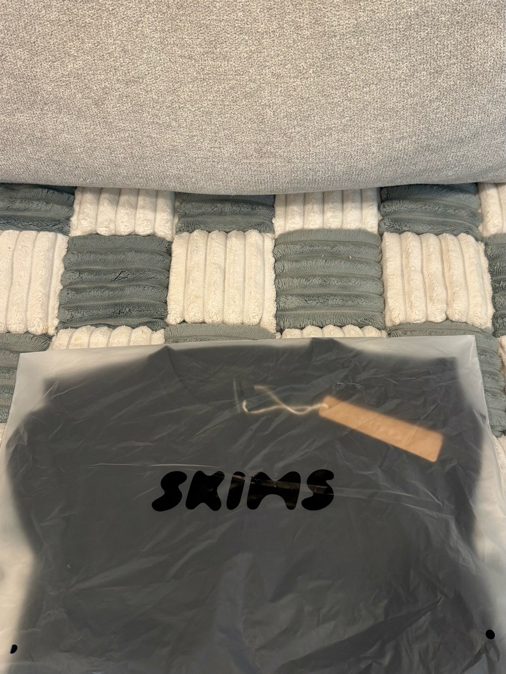 SKIMS Black Branded Garment Cover with Tag